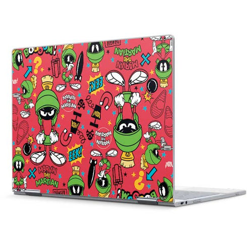 Looney Tunes Marvin the Martian Patches Pixelbook Skin